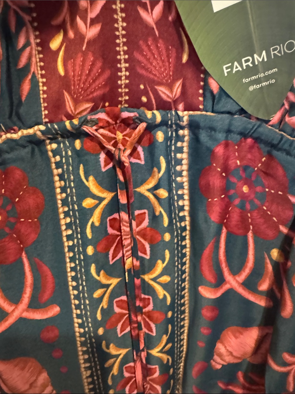 FARM Rio Seashell Tapestry Maxi Dress - Picture 7 of 13